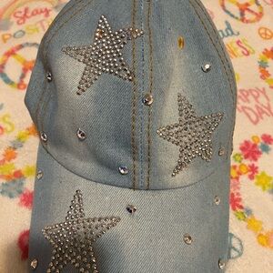 Kids Denim Star Cap
